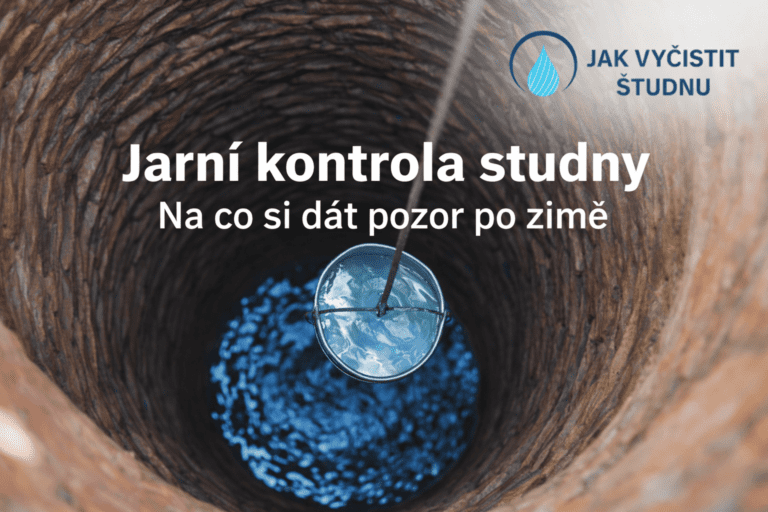 jarní kontrola studny po zimě