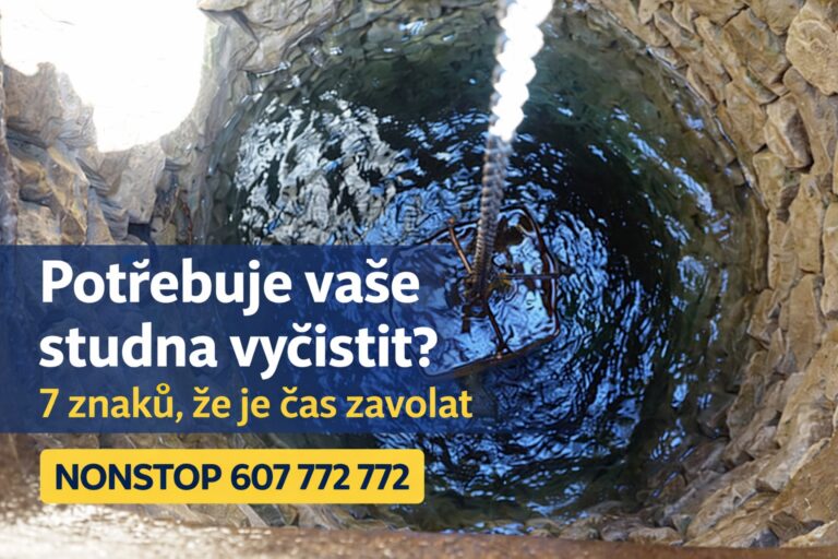 Jak poznat,že je potřeba vyčistit studnu?